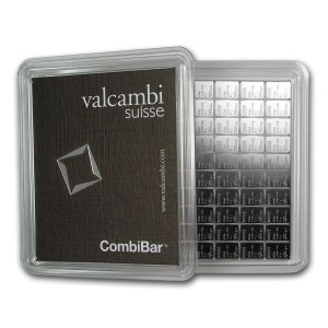 100 x 1 gram Silver Valcambi CombiBar™ (In Assay)