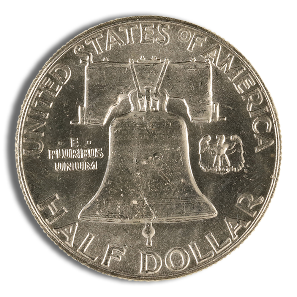 $1 FV 90% Silver Franklin Half Dollars - Image 2