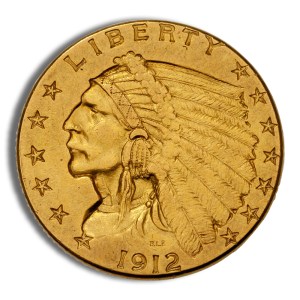 $2.5 Gold Indian Quarter Eagle - BU