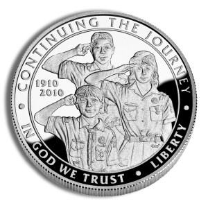 2010-P $1 Boy Scouts Silver Commemorative - Proof