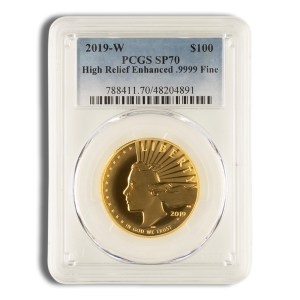 2019-W American Liberty High Relief Gold Coin PCGS PR70
