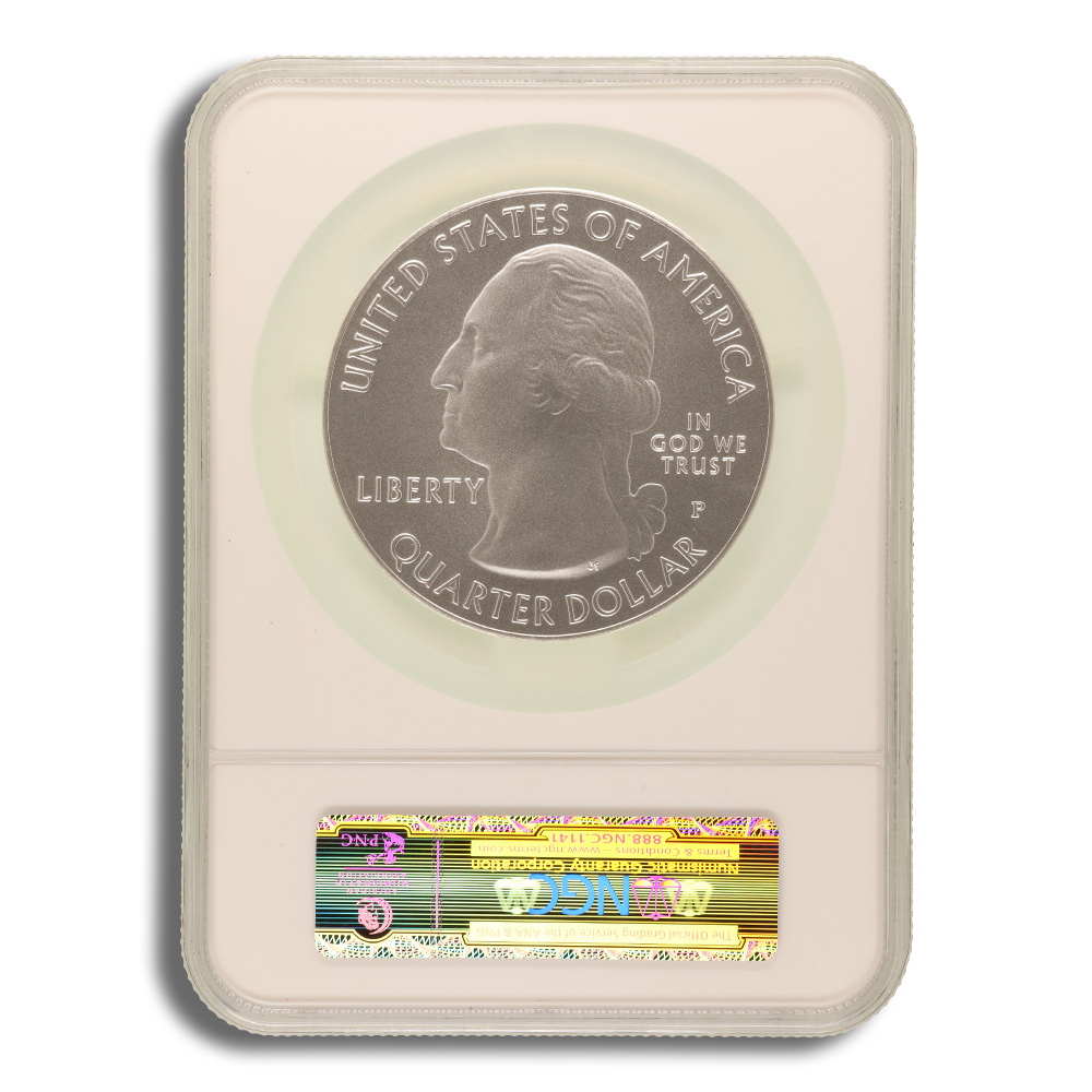 2015-P 5 oz America The Beautiful Silver Kisatchie Silver Coin NGC SP70 - Image 2