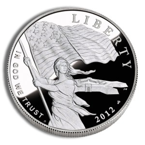 2012-P $1 Star-Spangled Banner Silver Commemorative - Proof