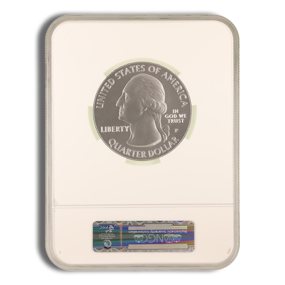 2011-P 5 oz America The Beautiful Silver Vicksburg Silver Coin NGC SP70 - Image 2