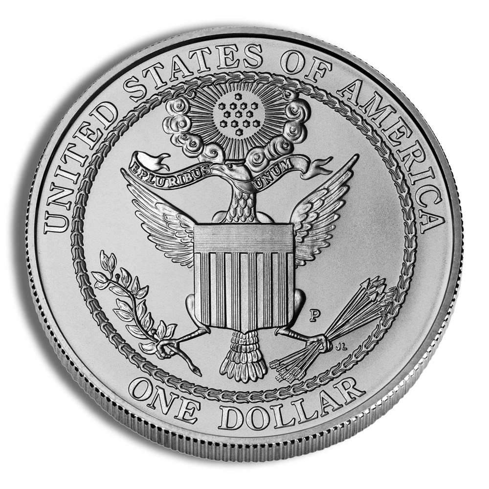 2008-P $1 Bald Eagle Silver Commemorative - BU - Image 2
