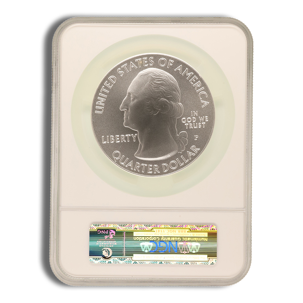 2015-P 5 oz America The Beautiful Silver Bombay Hook Silver Coin NGC SP70 - Image 2