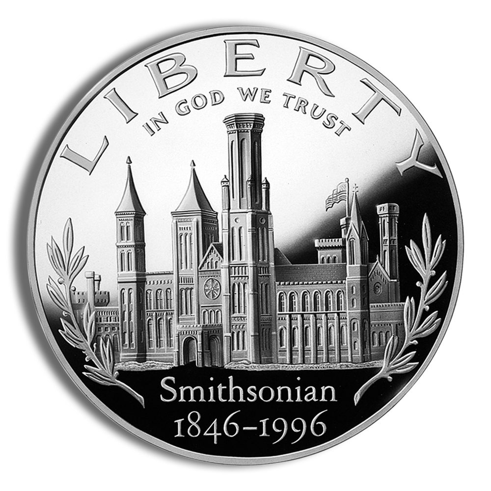 1996-P $1 Smithsonian Silver Commemorative - Proof