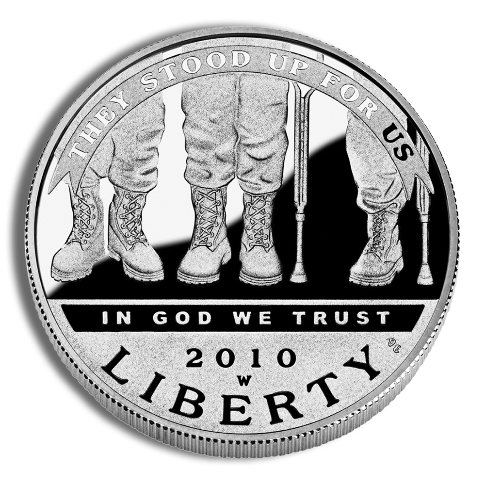 2010-W $1 Disabled Veterans Silver Commemorative - Proof