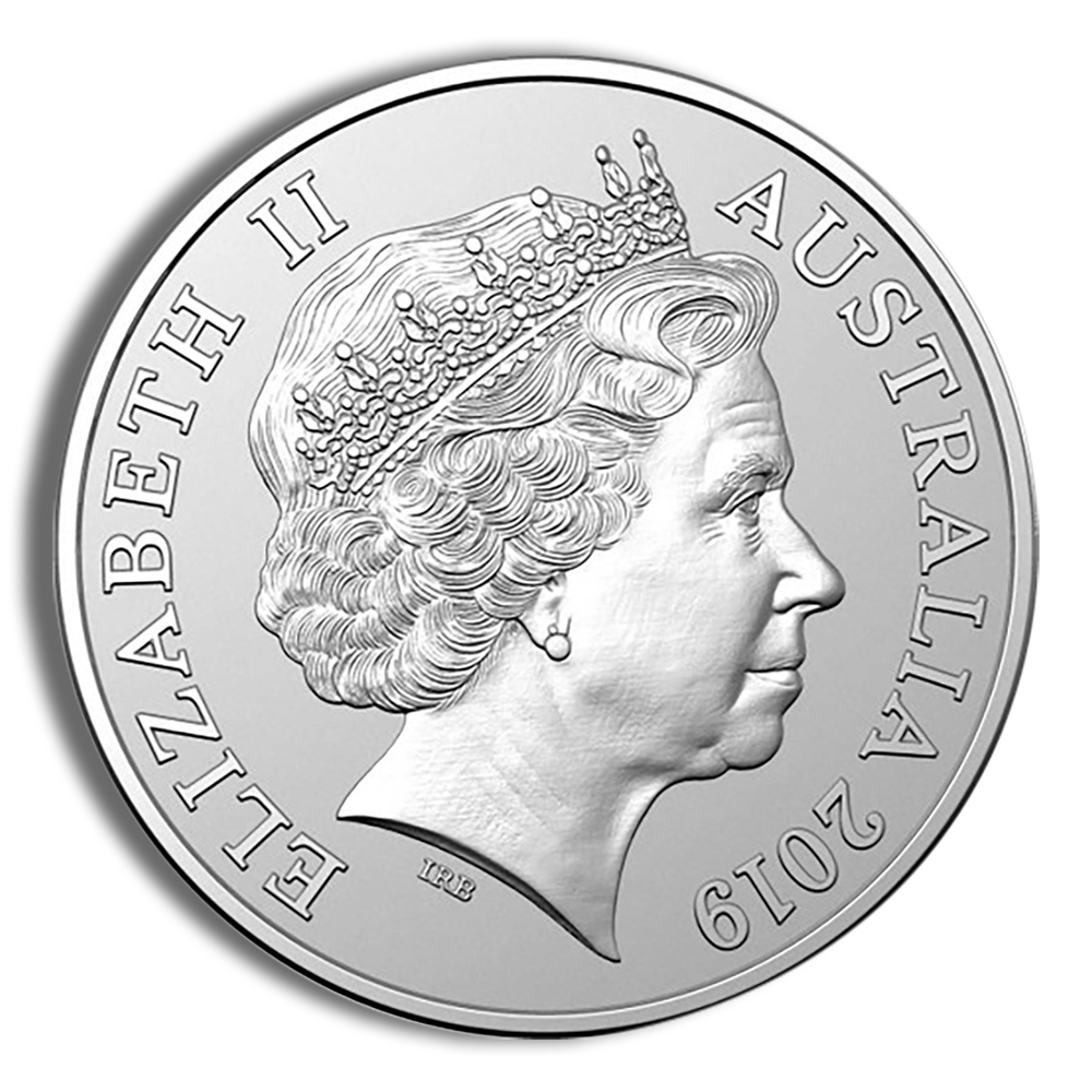 2019 1.5 oz Australian Bottlenose Dolphin Silver Coin - Image 2