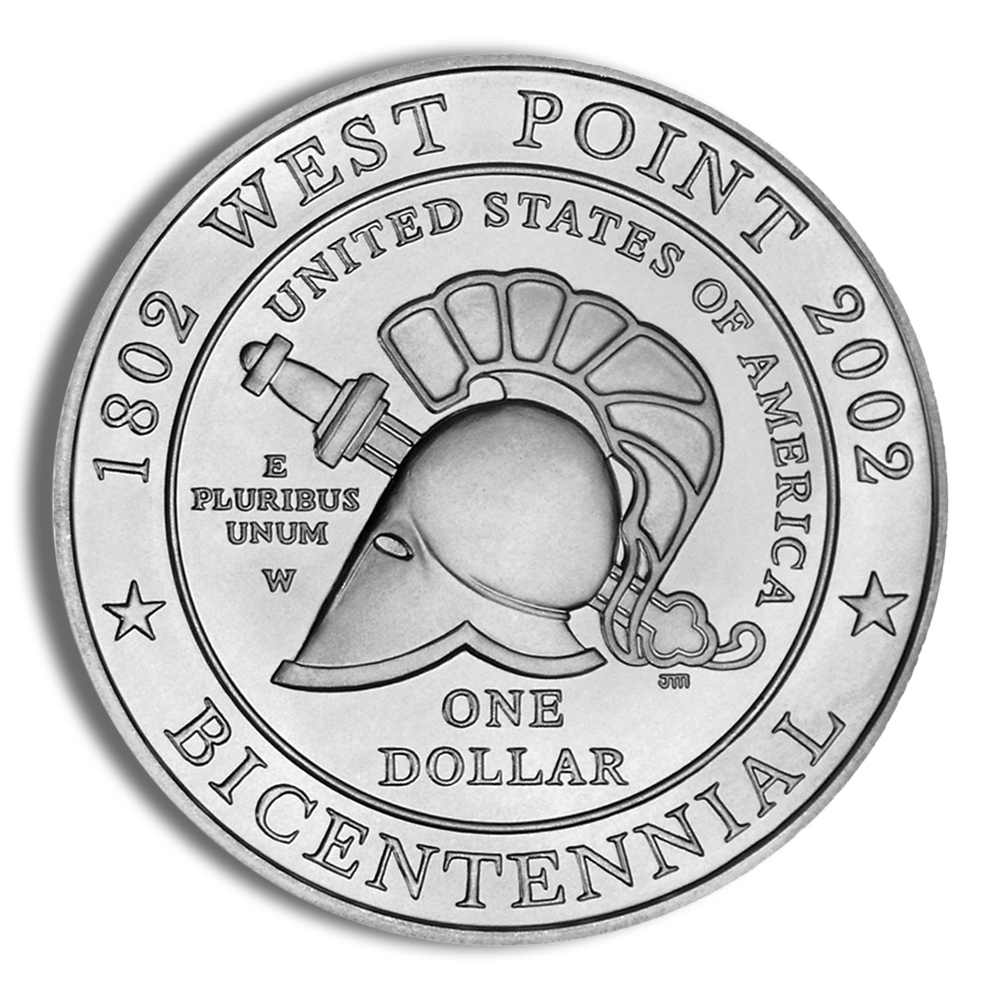 2002-W $1 West Point Silver Commemorative - BU - Image 2