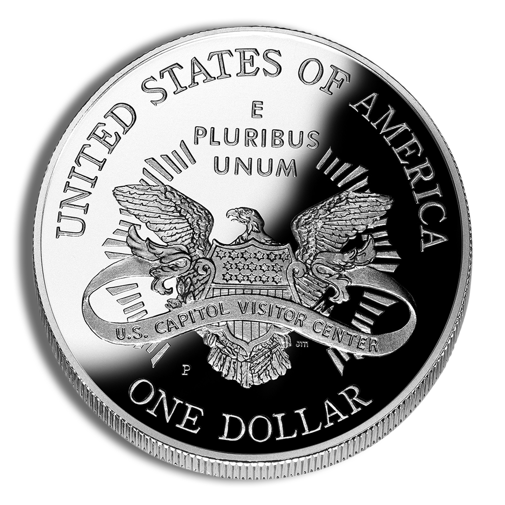 2001-P $1 Capitol Visitor Center Silver Commemorative - Proof - Image 2