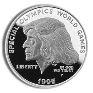1995-P $1 Special Olympics Silver Commemorative - Proof