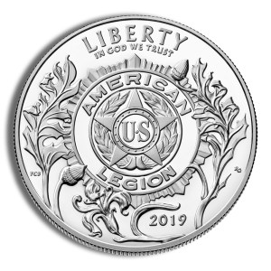 2019-P $1 American Legion Silver Commemorative - Proof