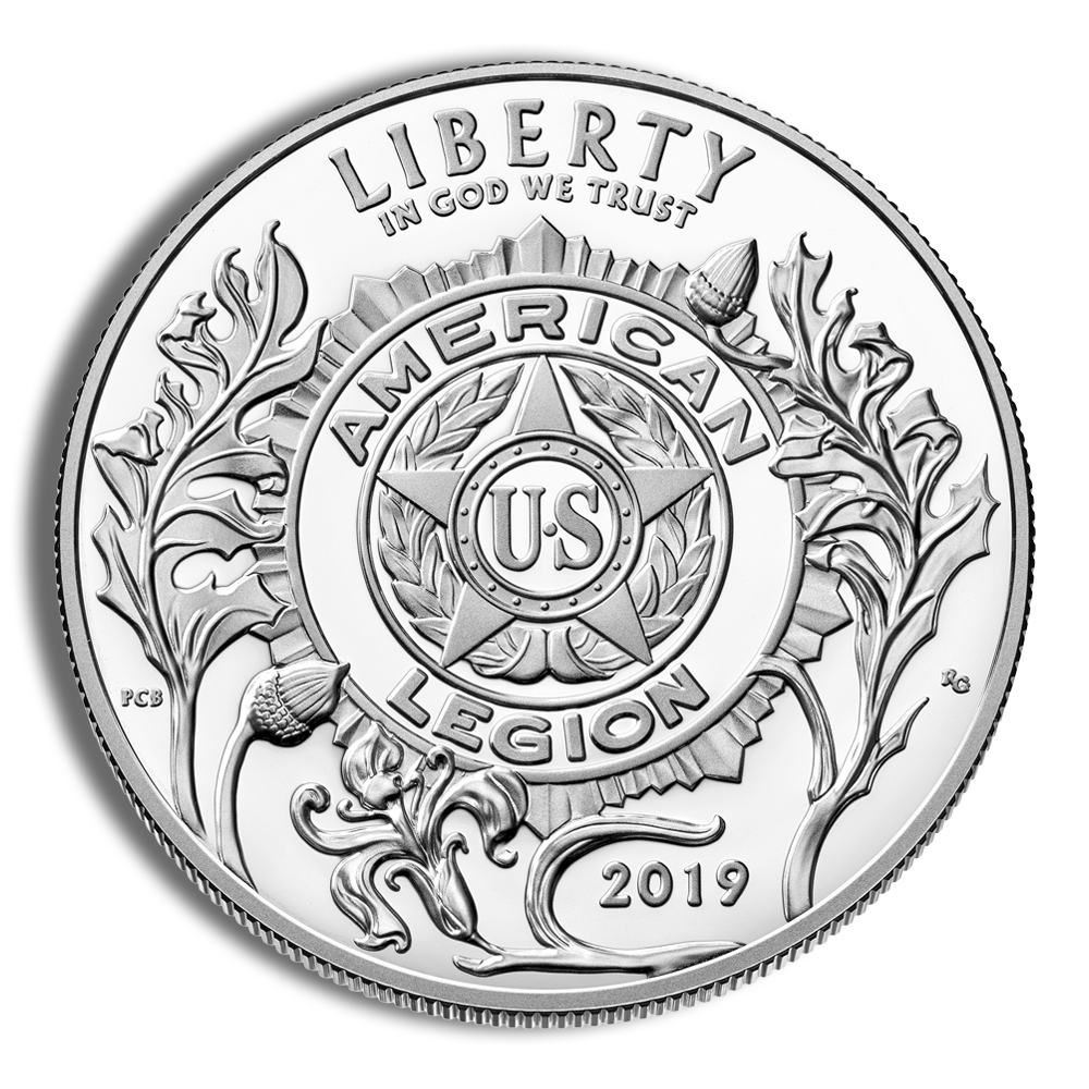 2019-P $1 American Legion Silver Commemorative - Proof