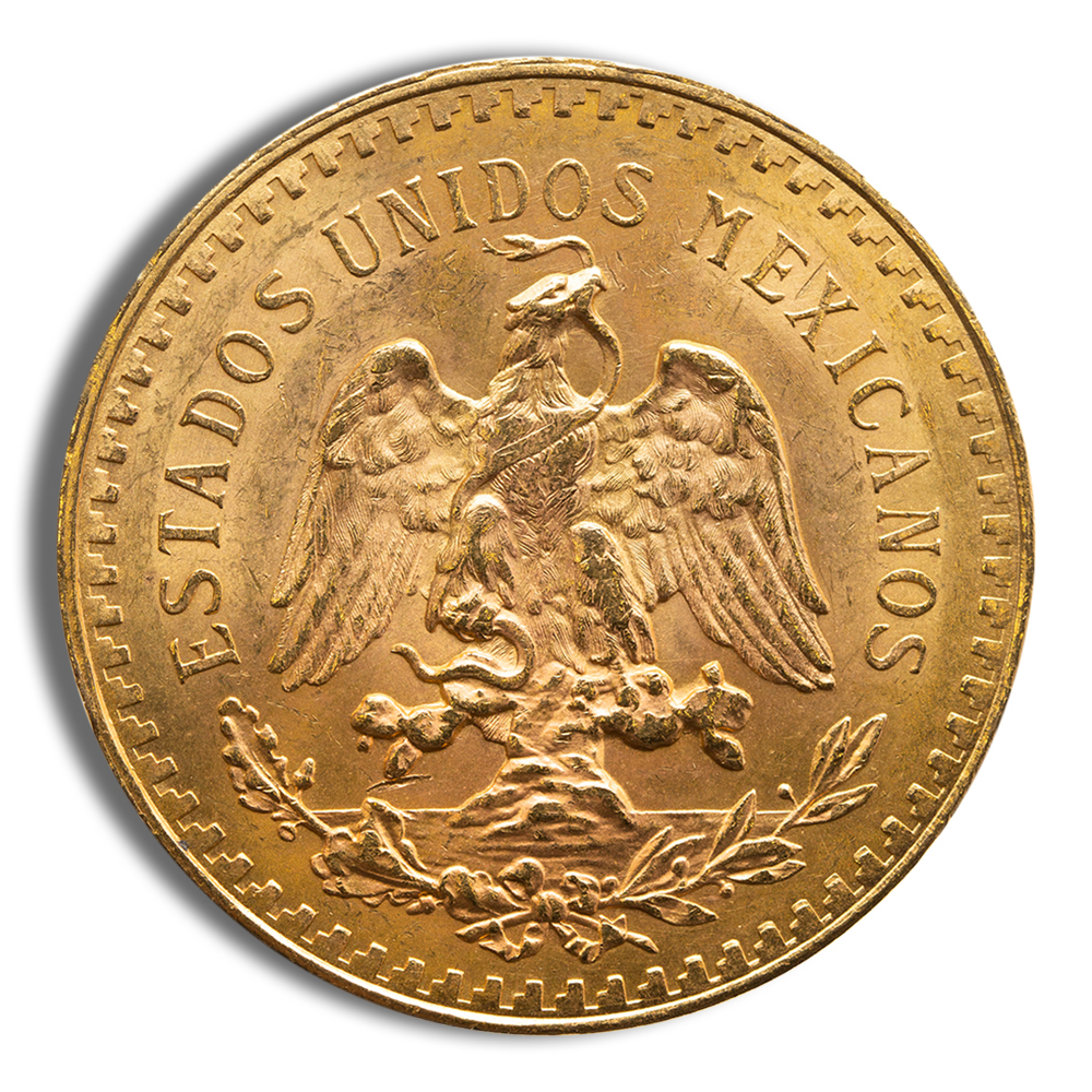 1924 Mexico Gold 50 Peso BU - Image 2