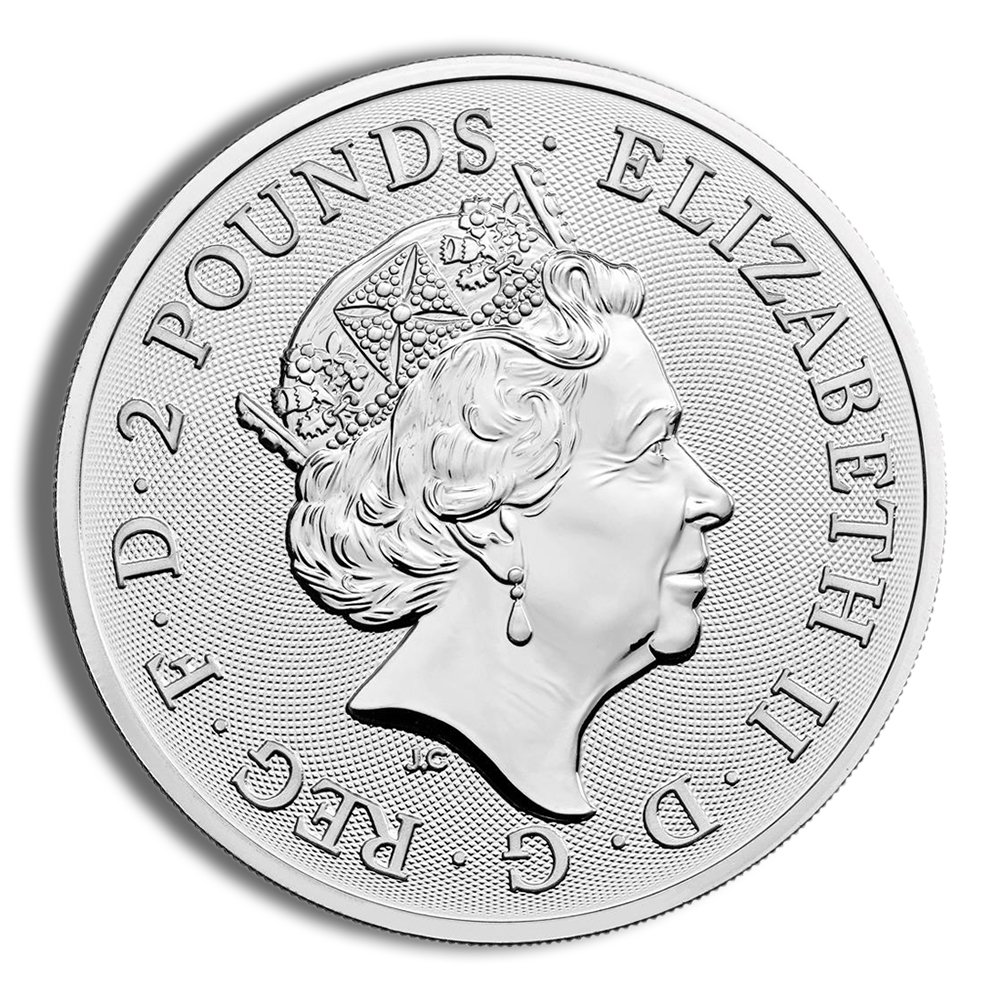 2021 1 oz Silver Great Britain Robin Hood BU - Image 2