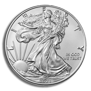 2021 Silver American Eagle - BU (Type 2)