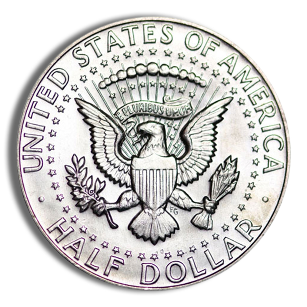 $1 FV 40% Silver Kennedy Half Dollars (1965-1969) - BU - Image 2