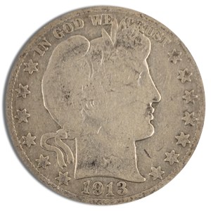$1 FV 90% Silver Barber Half Dollars - Avg Circ