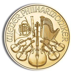 1/10 oz Austrian Philharmonic Gold Coin in Gold Subscriptions