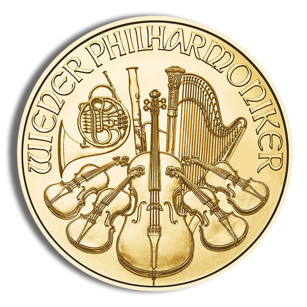 1/10 oz Austrian Philharmonic Gold Coin in Gold Subscriptions