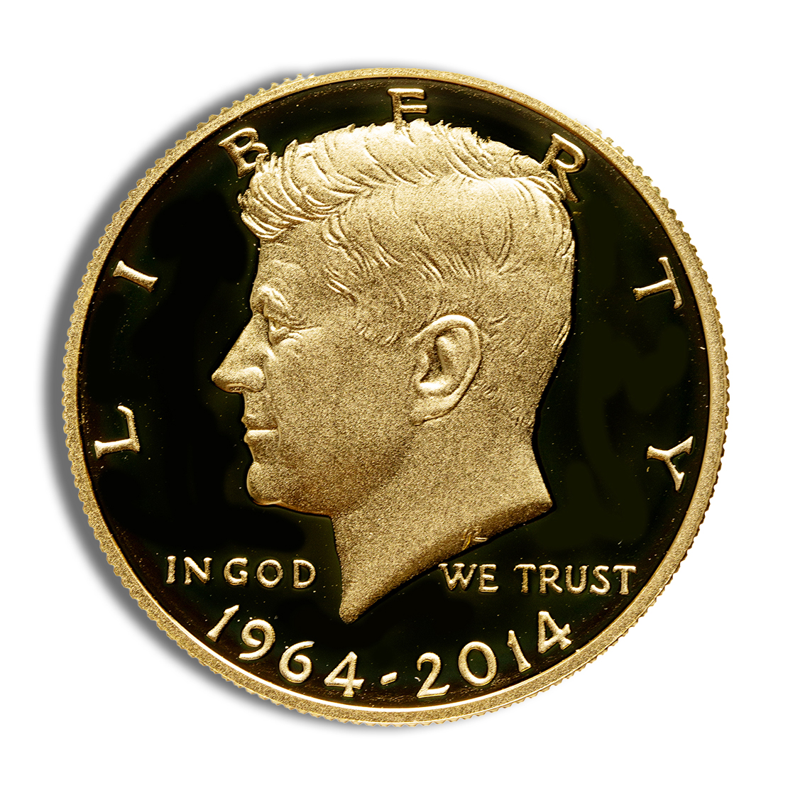 2014-W 3/4 oz JFK Half Dollar Gold Coin (Box & COA)