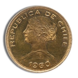Chile 100 Peso Gold Coin