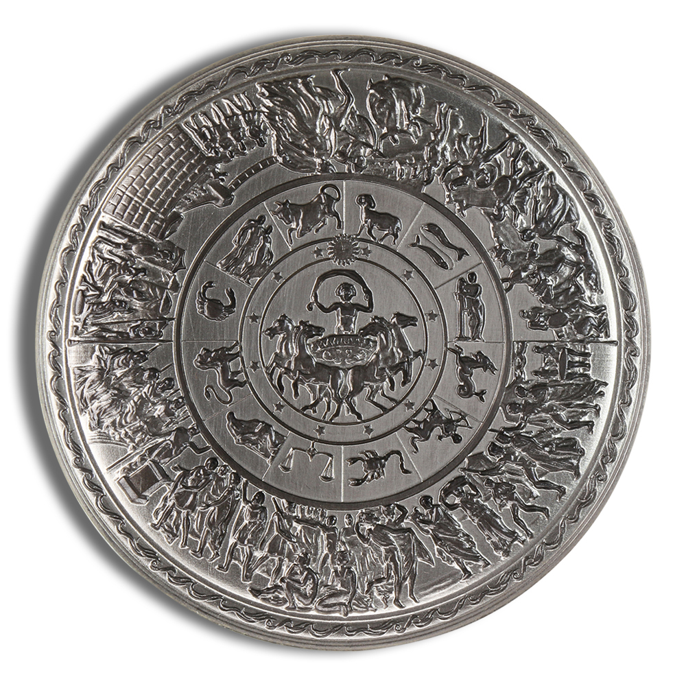 Kilo Silver South Korea Shield of Achilles Stacker - Image 2