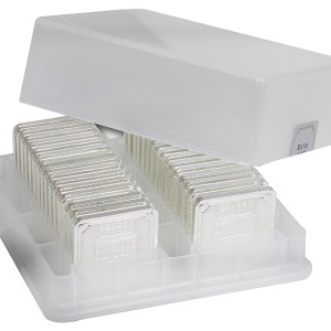 30 x 1 gram Silver Geiger Bar Box