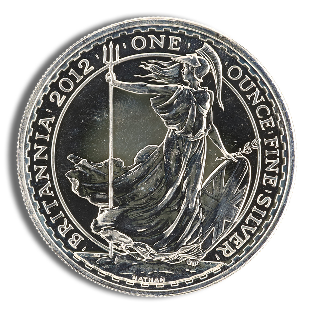2012 1 oz Great Britain Silver Britannia BU - Image 2