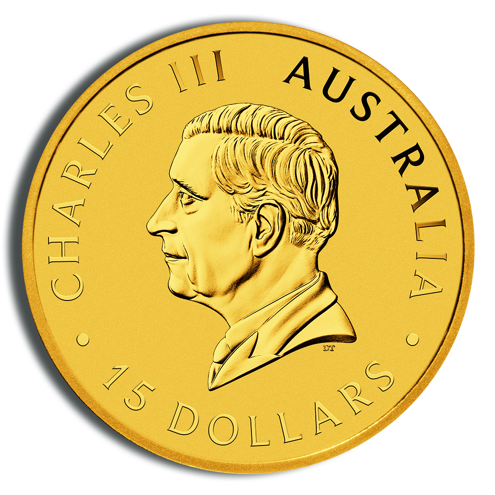 1/10 oz Australian Kangaroo/Nugget Gold Coin (Year Varies) - Image 3