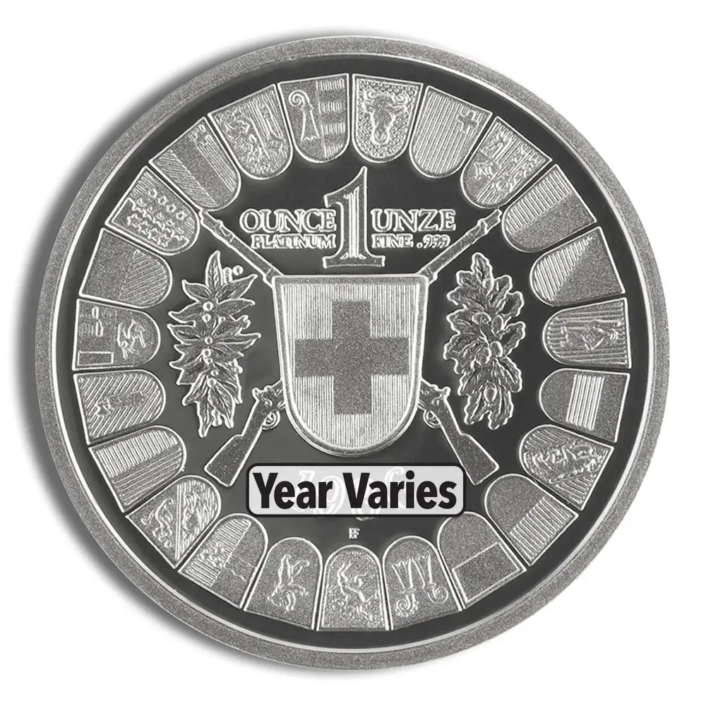 Platinum Shooting Thaler - 1 oz (Year Varies) - Image 2