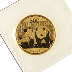 1 oz China Gold Panda - BU - Sealed (Year Varies)