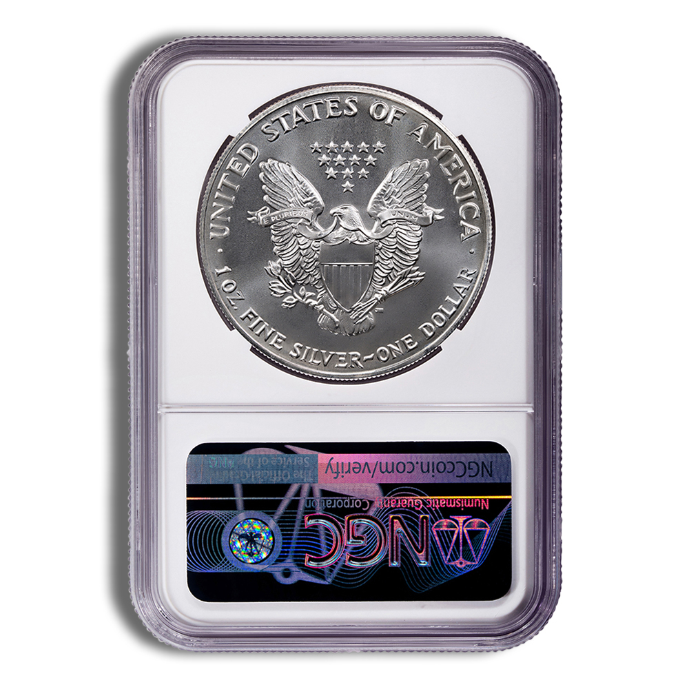 2000 Silver Eagle NGC MS69 - Image 2