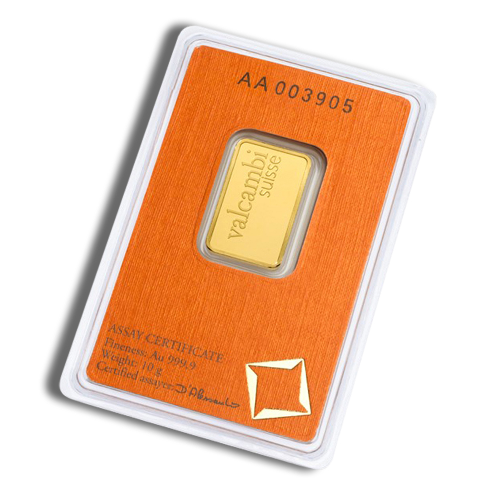 10 gram Gold Bar - Valcambi (Carded) - Image 2