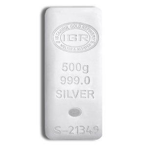 500 Gram Silver Bar - IGR Metals