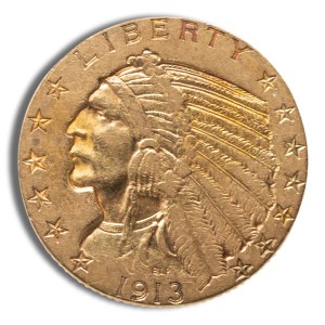 $5 Gold Indian Half Eagle - XF