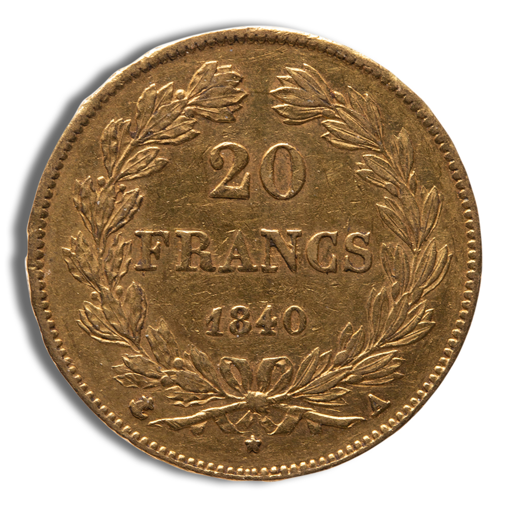 France Gold 20 Francs - Louis Philippe (1830-1848) - Image 2