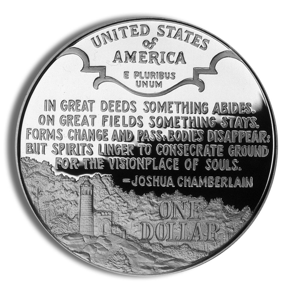 1995-S $1 Civil War Silver Commemorative - Proof - Image 2