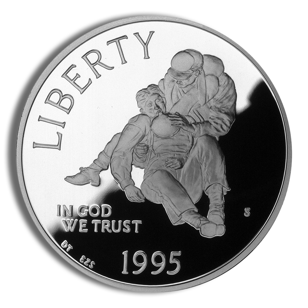 1995-S $1 Civil War Silver Commemorative - Proof