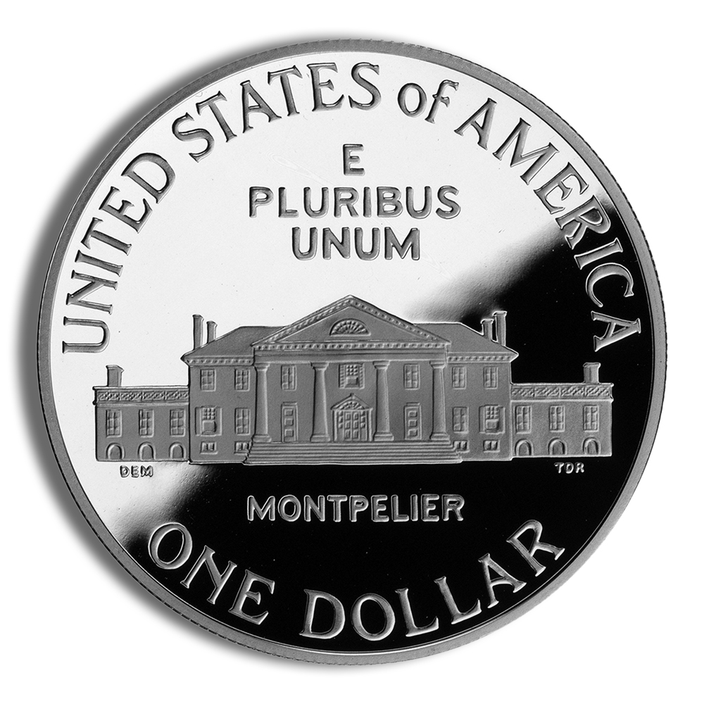 1993-S $1 Bill of Rights, Madison Silver Commemorative - Proof - Image 2