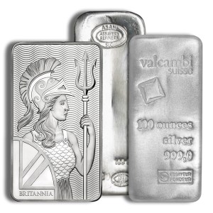 100 oz Silver Bar in God Mode Silver Subscription