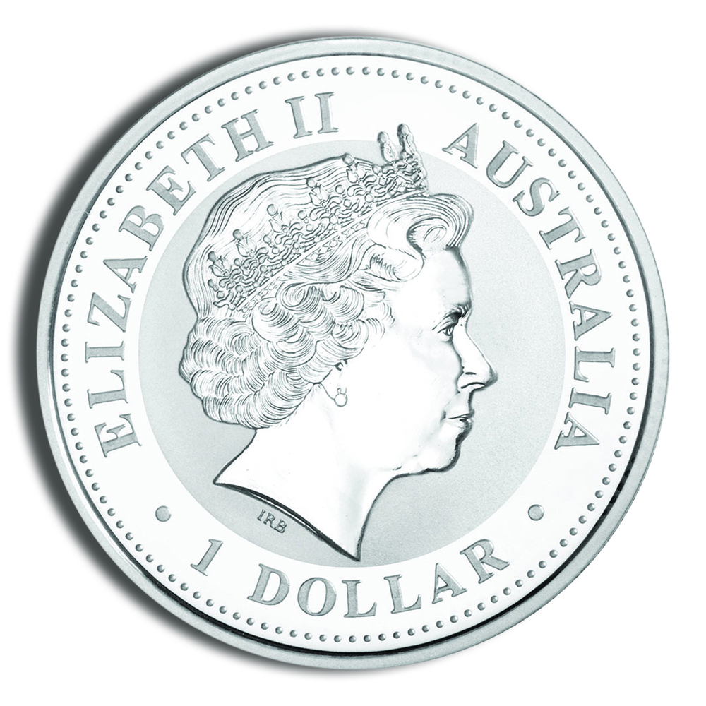 2000 1 oz Australia Silver Lunar Dragon - BU - Series I - Image 2