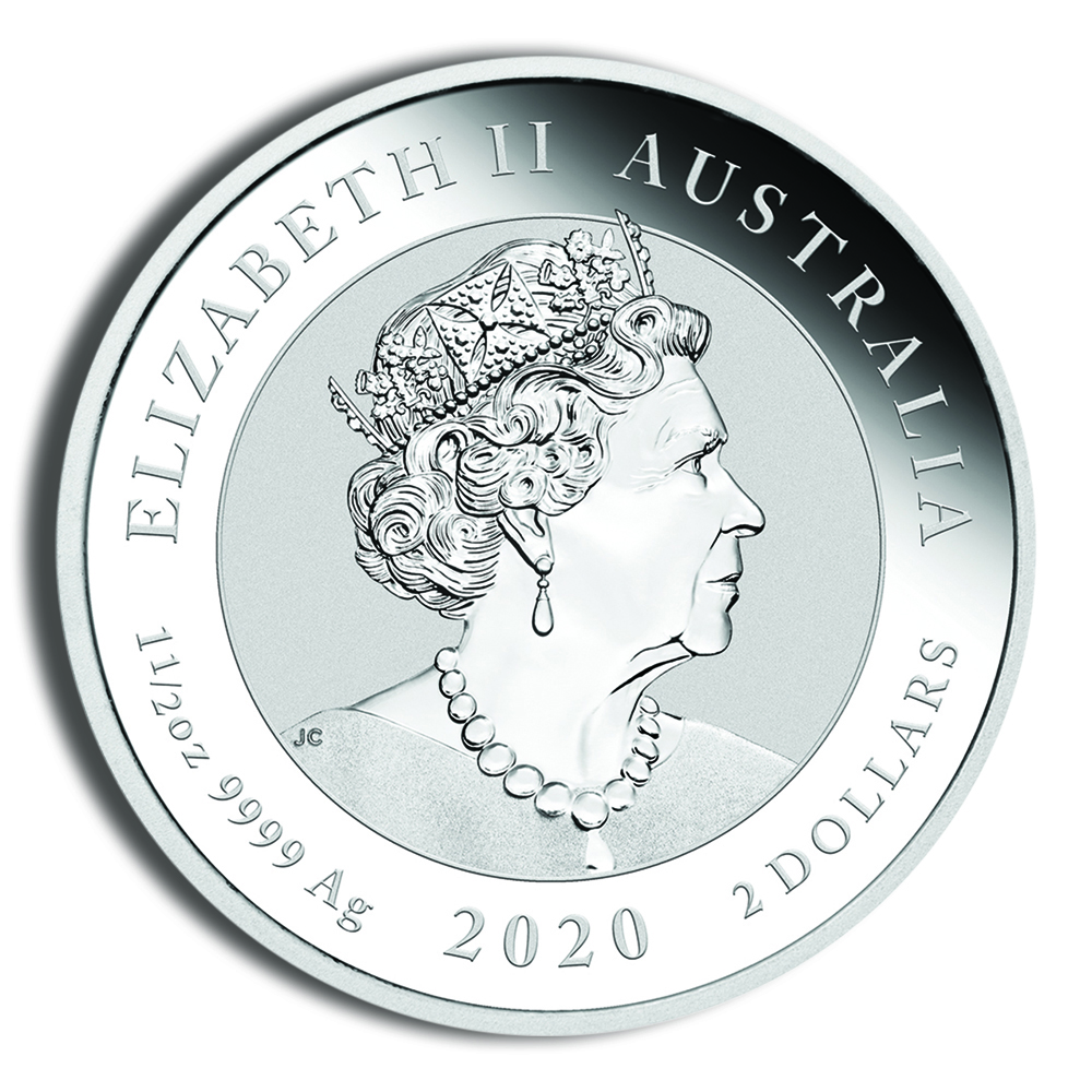2020 1.5 oz Australian Striped Marlin Silver Coin - Image 2