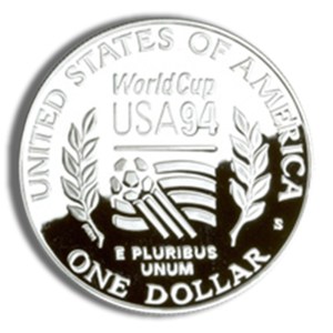 1994-S $1 World Cup Silver Commemorative - Proof