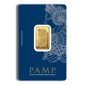 10 gram Gold Bar - PAMP Fortuna in precious metal subscriptions