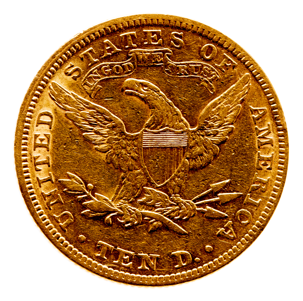 $10 Gold Liberty Eagle - Cleaned/Low Grade - Image 2