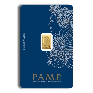 1 gram Gold Bar - PAMP Fortuna for Gold Subscription at Atlas Bullion