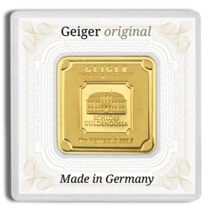 10 gram Gold Bar - Geiger (In Assay)