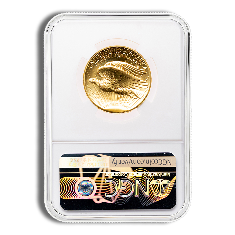 2009 Ultra High Relief Double Eagle Gold Coin NGC MS70 - Image 2